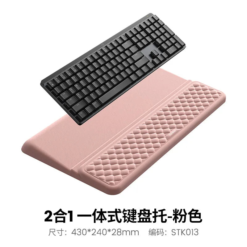 Ergonomic Memory Foam Wrist Rest Gaming Keyboard Holders with Elbow Support Anti-Slip Office Desk Wrist Pad Typing Comfort Rest