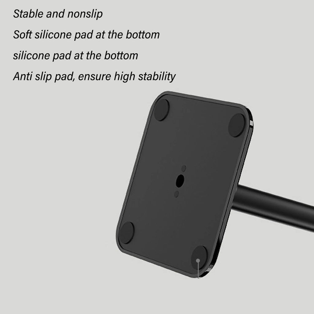 Headphone Stand Rounded Corner Anti Slip Base TPU Tray Sturdy Metal Bar Headset Holder for Home Gaming Office