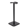 Headphone Stand Rounded Corner Anti Slip Base TPU Tray Sturdy Metal Bar Headset Holder for Home Gaming Office
