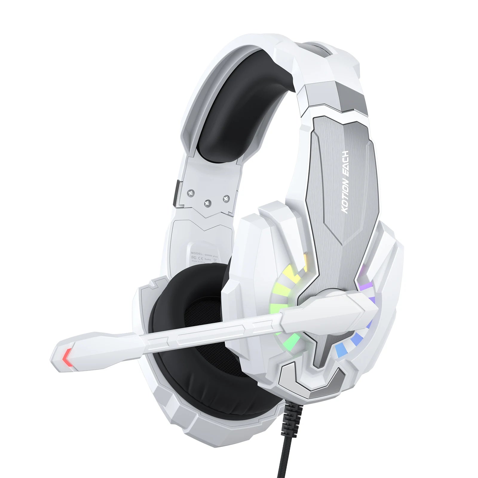 Over-Ear Wired Gaming Headphones with Microphone Esports Gear Multimedia Headset for Gaming