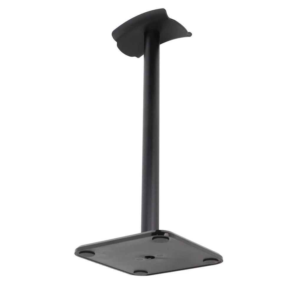 Headphone Stand Rounded Corner Anti Slip Base TPU Tray Sturdy Metal Bar Headset Holder for Home Gaming Office